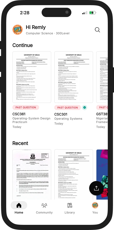 Docsdey home screen